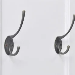 vidaXL Kapstokken wit 2 st