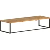 vidaXL Kapstok met schap 100x35x22 cm massief acaciahout