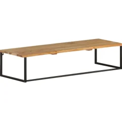 vidaXL Kapstok met schap 100x35x22 cm massief acaciahout