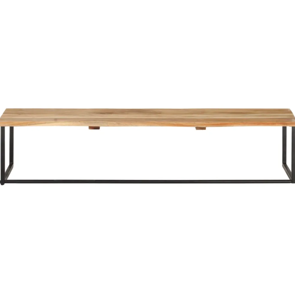 vidaXL Kapstok met schap 100x35x22 cm massief acaciahout