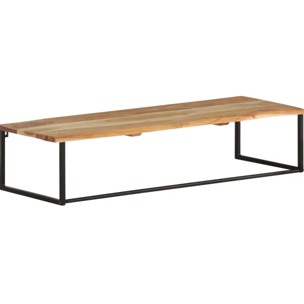 vidaXL Kapstok met schap 100x35x22 cm massief acaciahout