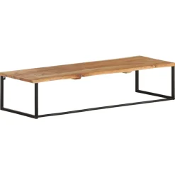 vidaXL Kapstok met schap 100x35x22 cm massief acaciahout