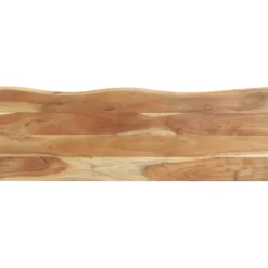 vidaXL Kapstok met schap 100x35x22 cm massief acaciahout