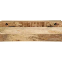 vidaXL Kapstok Wandgemonteerd Bruin 73 x 19 x 23 cm Massief mangohout
