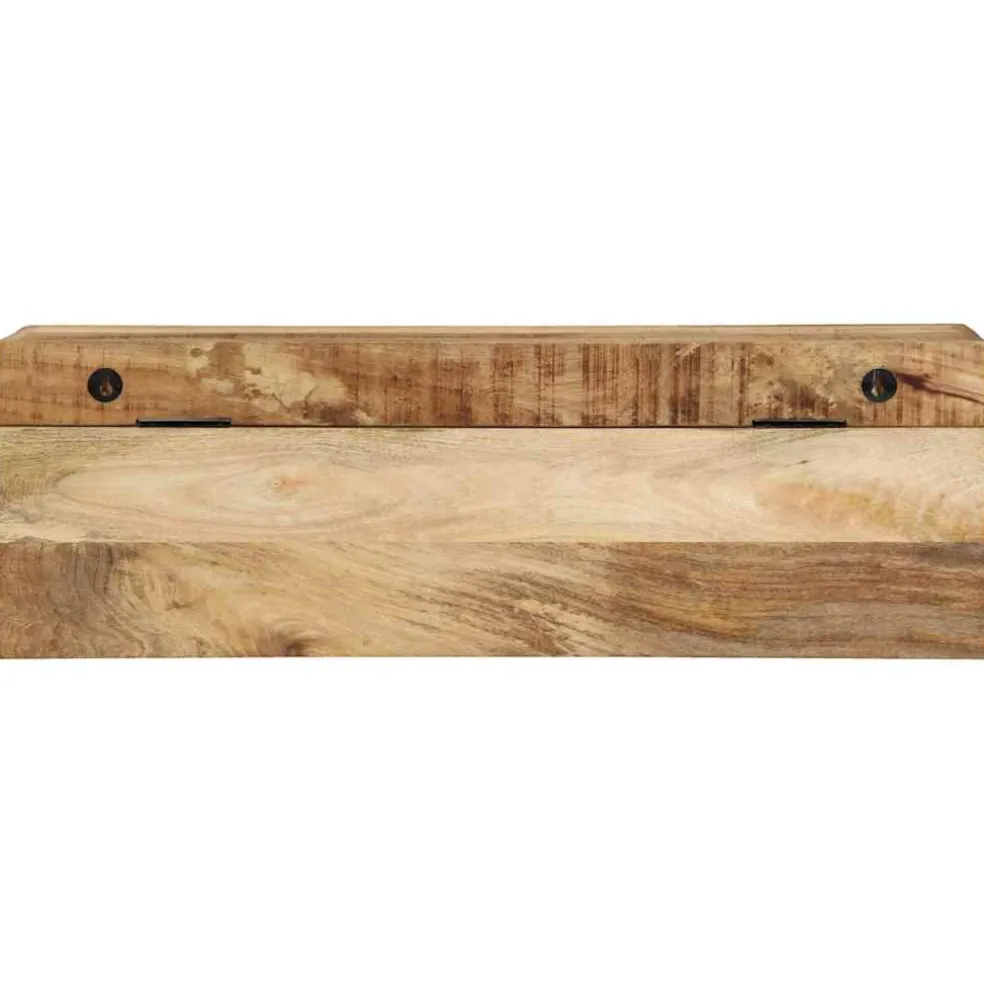 vidaXL Kapstok Wandgemonteerd Bruin 73 x 19 x 23 cm Massief mangohout