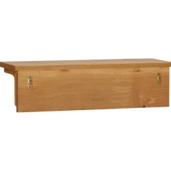 vidaXL Kapstok 60x16x16 cm massief eikenhout