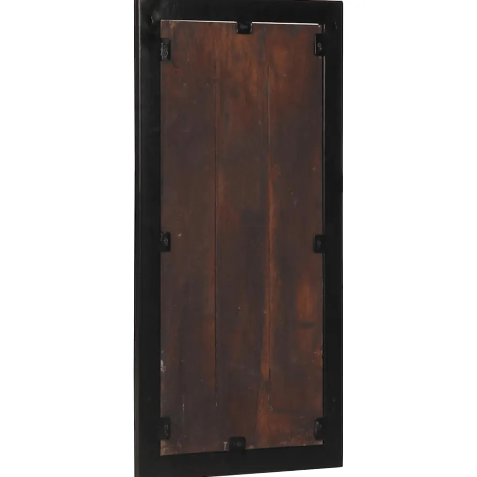vidaXL Kapstok 40x2x80 cm massief gerecycled hout meerkleurig