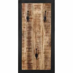 vidaXL Kapstok 40x2x80 cm massief ruw mangohout