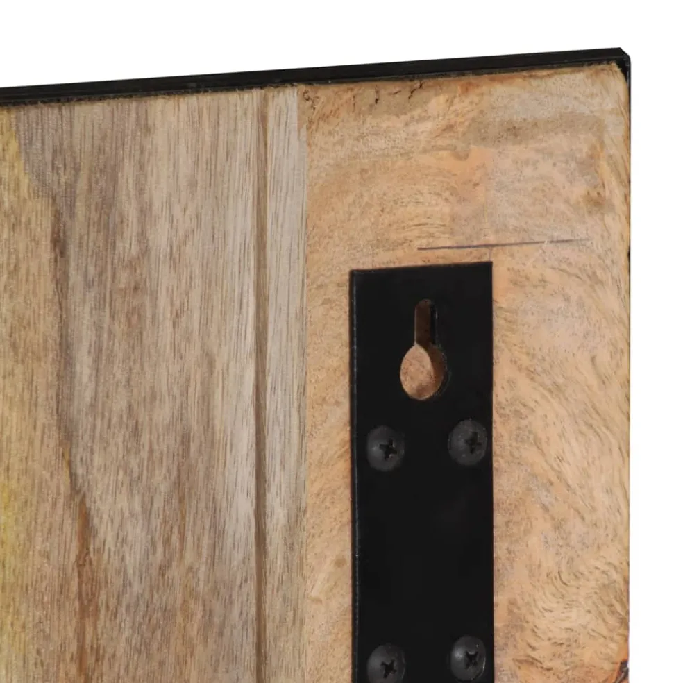vidaXL Kapstok 35x8x110 cm massief ruw mangohout