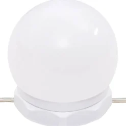 vidaXL Kaptafel met LED-verlichting 96x40x142 cm wit