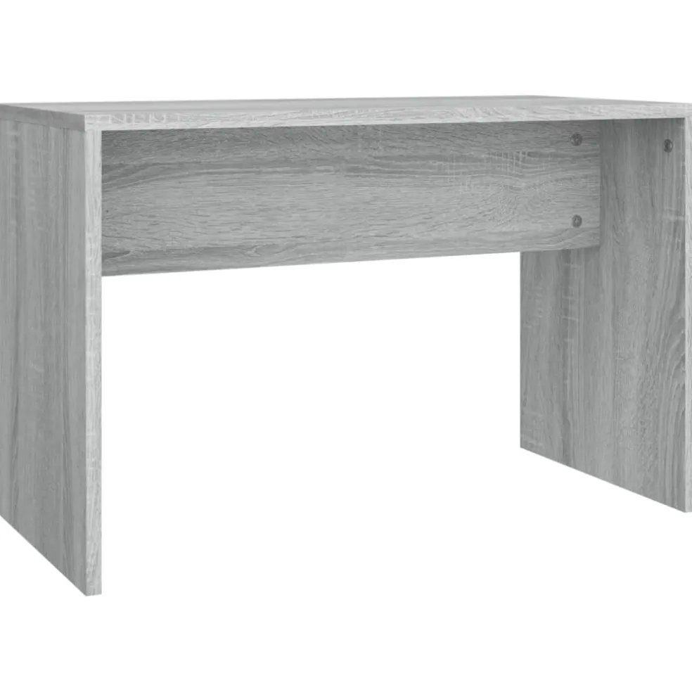 vidaXL Kaptafelset 86,5x35x136 cm grijs sonoma