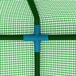 vidaXL Kas met stalen frame 0,5 m² 1x0,5x1,9 m