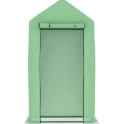 vidaXL Kas met stalen frame 0,5 m² 1x0,5x1,9 m