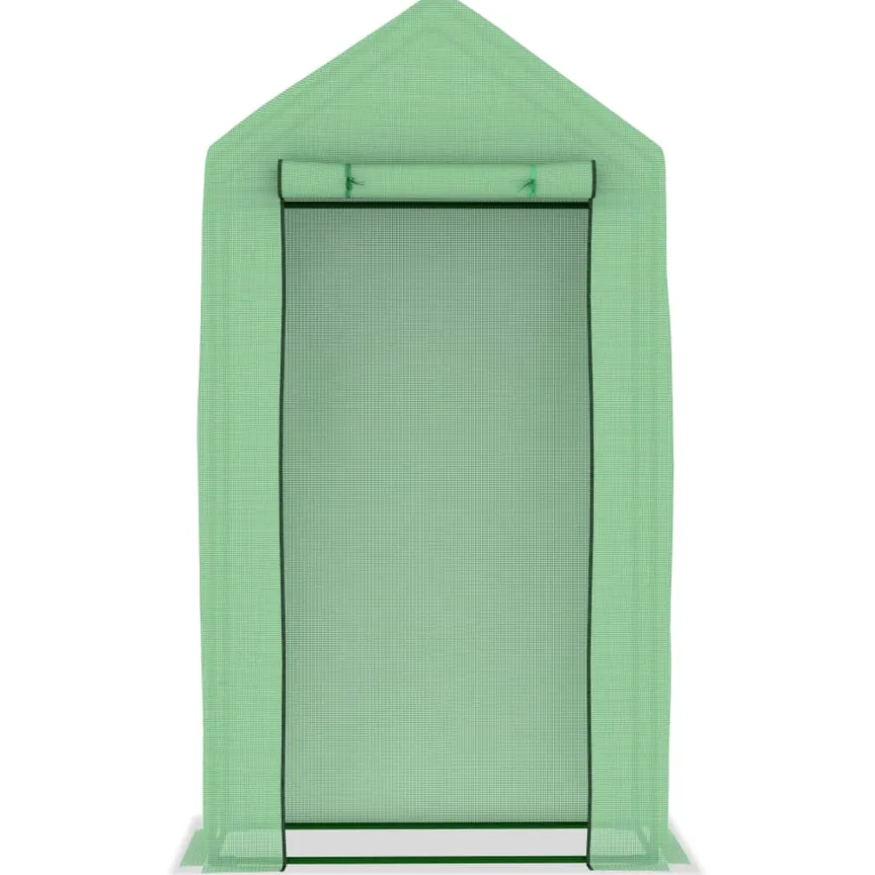 vidaXL Kas met stalen frame 0,5 m² 1x0,5x1,9 m