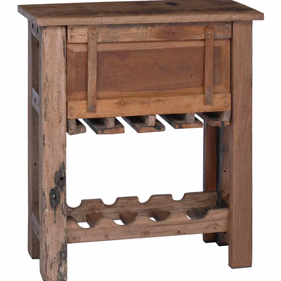 vidaXL Kast Bruin 60 x 30 x 70 cm Massief Gerecycled Hout