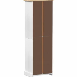 vidaXL Kasten Wit 55 x 38 x 170 cm Massief grenenhout
