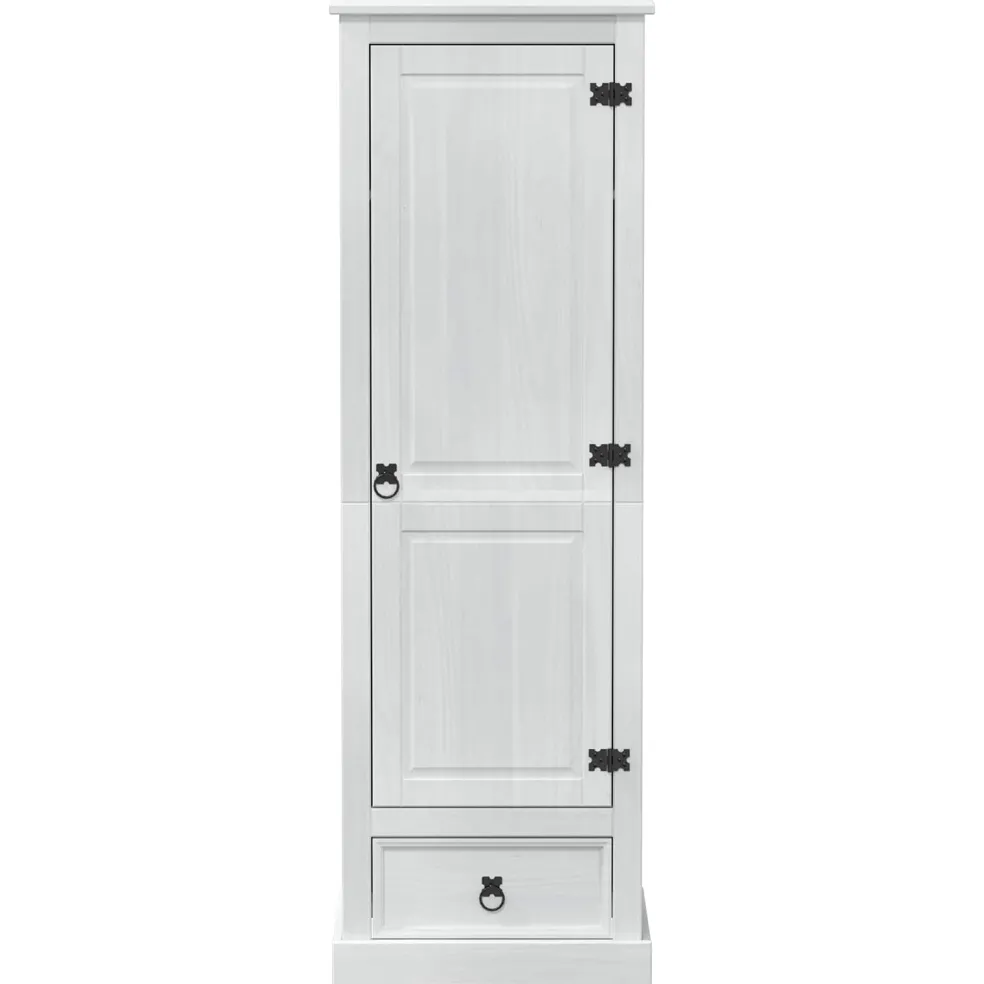 vidaXL Kasten Wit 55 x 50 x 170 cm Massief grenenhout