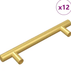 vidaXL Kasthandgreep 12 st Goud 150 mm Roestvrij staal