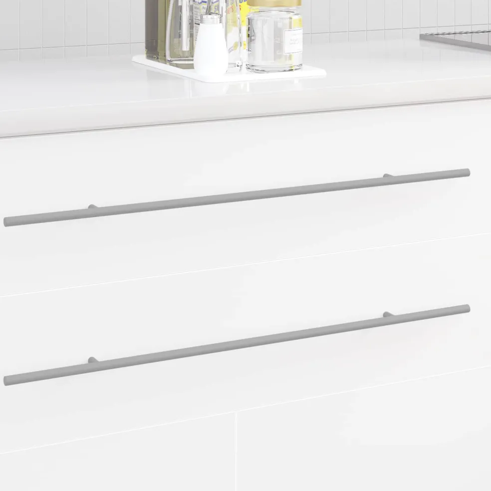 vidaXL Kasthandgreep 2 st Zilver 700mm Roestvrij staal