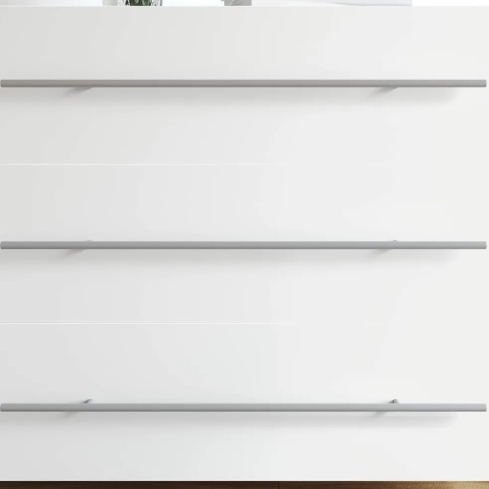 vidaXL Kasthandgreep 2 st Zilver 700mm Roestvrij staal