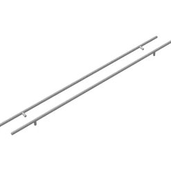 vidaXL Kasthandgreep 2 st Zilver 900 mm Roestvrij staal
