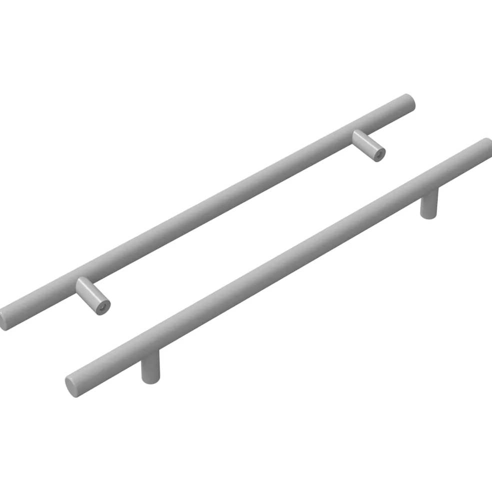vidaXL Kasthandgreep 2 st Zilver 300 mm Roestvrij staal
