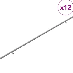 vidaXL Kasthandgreep 12 st Zilver 800 mm Roestvrij staal