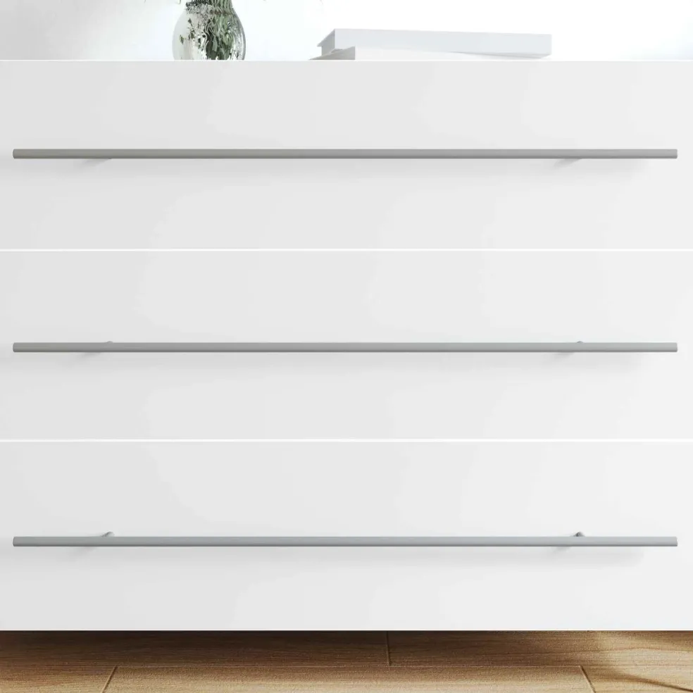 vidaXL Kasthandgreep 12 st Zilver 800 mm Roestvrij staal
