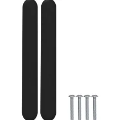 vidaXL Kasthandgreep 2 st Zwart 121 x 16.6 x 28.3 mm IJzer