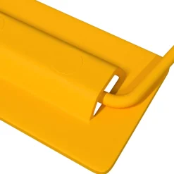 vidaXL Kast Handvatten 2 st Mosterdgeel 85 x 45 mm Metaal