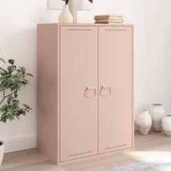 vidaXL Kast Handvatten 2 st Roze 85 x 45 mm Metaal