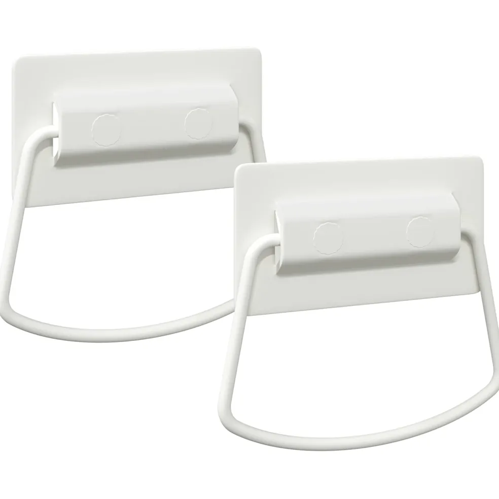 vidaXL Kast Handvatten 2 st Wit 85 x 45 mm Metaal