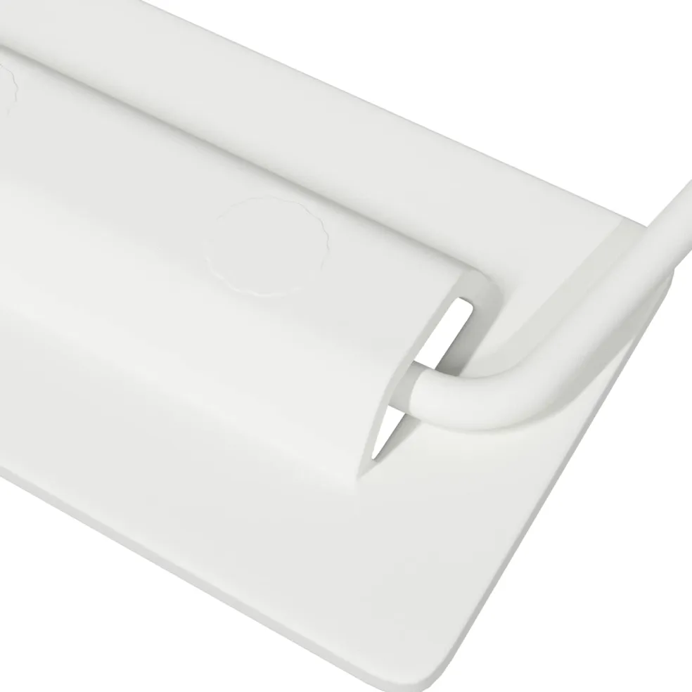vidaXL Kast Handvatten 2 st Wit 85 x 45 mm Metaal