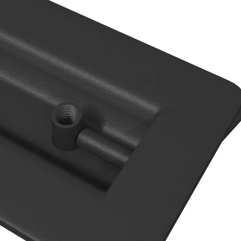vidaXL Kast Handvatten 2 st Zwart 85 x 45 mm Metaal
