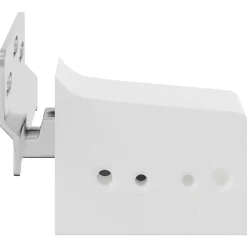 vidaXL Kast Hangbeugel 2 st Wit 70 x 48 x 19 mm Ijzer en Plastic