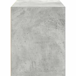 vidaXL Kast met 2 lades 60x31x40 cm bewerkt hout betongrijs