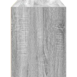 vidaXL Kast met 2 lades 60x31x40 cm bewerkt hout grijs sonoma eiken