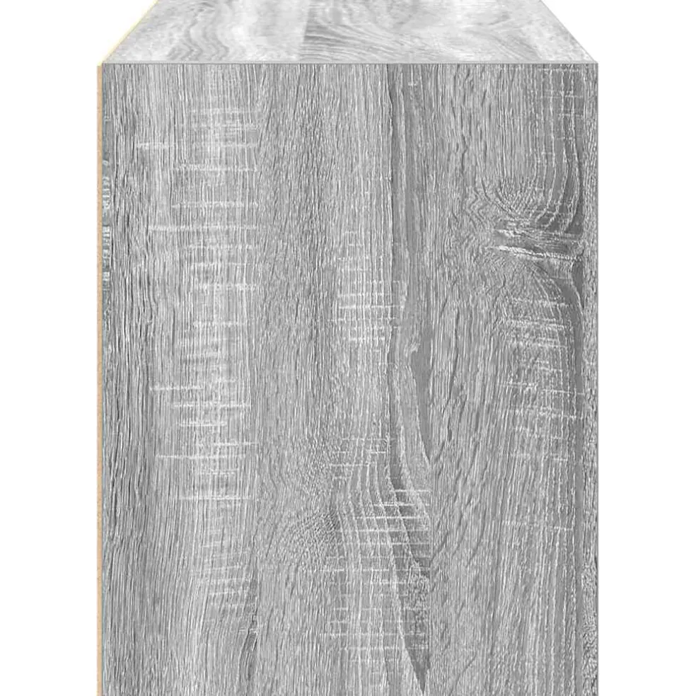 vidaXL Kast met 2 lades 60x31x40 cm bewerkt hout grijs sonoma eiken