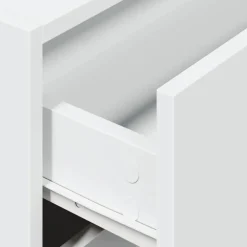 vidaXL Kast met 2 lades 60x31x40 cm bewerkt hout wit