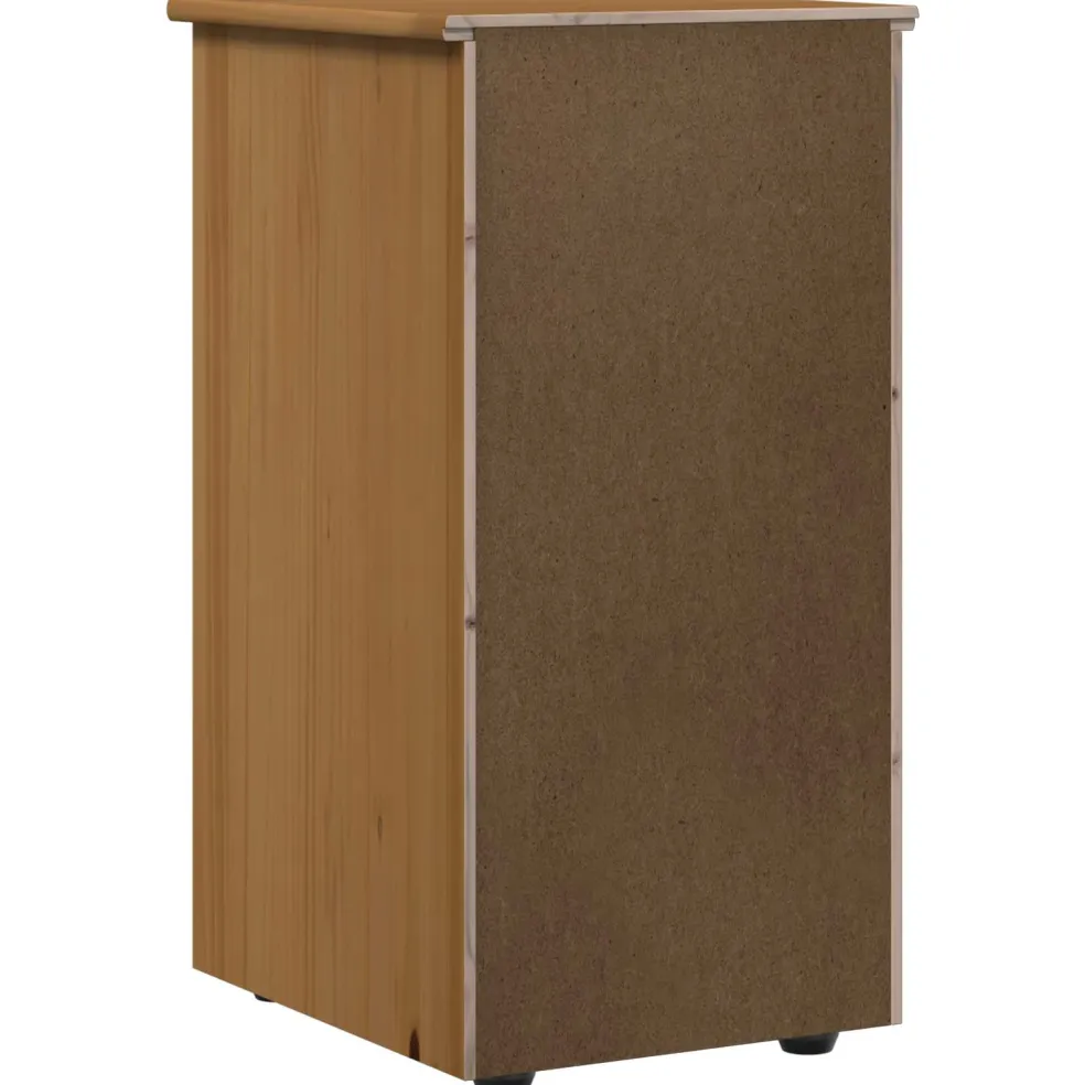 vidaXL Kast 34 x 39 x 61,5 cm Massief Vurenhout Honingbruin