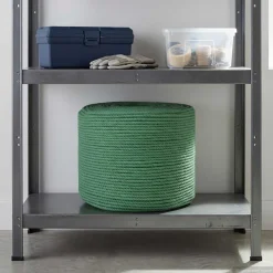 vidaXL Katoen Touw 2 st 2 mm 100 m Groen 100% Katoen