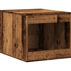 vidaXL Kattenbakkast 47x59x42 cm bewerkt hout oud houtkleurig