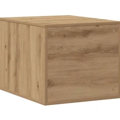 vidaXL Kattenbakkast 47x59x42 cm bewerkt hout artisanaal eikenkleurig