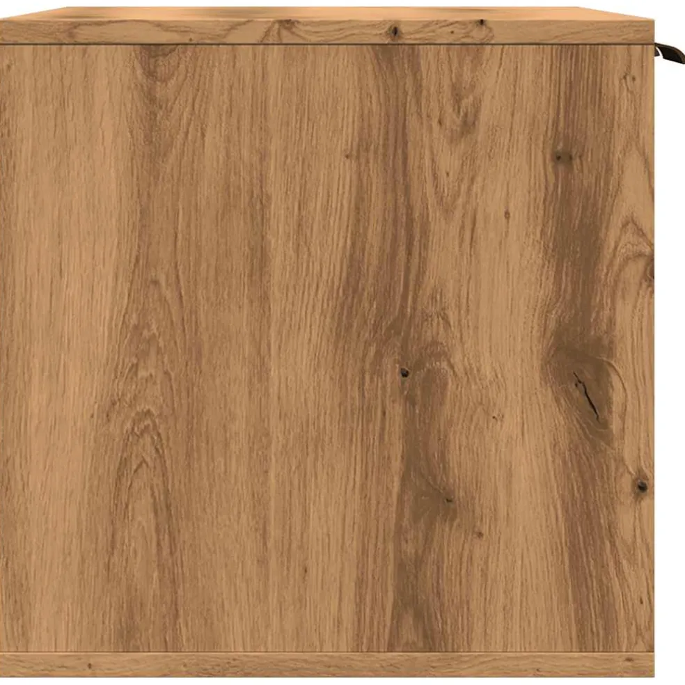 vidaXL Kattenbakkast 60x40x40 cm bewerkt hout artisanaal eikenkleurig