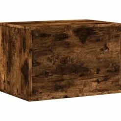 vidaXL Kattenbakkast 60x40x40 cm bewerkt hout gerookt eikenkleurig