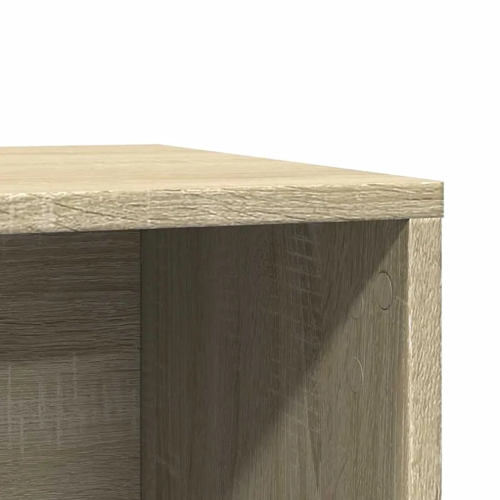 vidaXL Kattenbakkast 60x40x40 cm bewerkt hout sonoma eikenkleurig