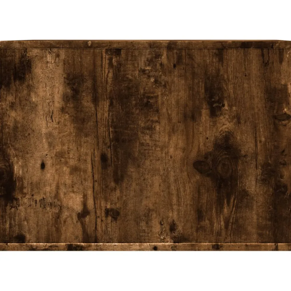vidaXL Kattenbakkast 47x59x42 cm bewerkt hout gerookt eikenkleurig