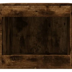 vidaXL Kattenbakkast 47x59x42 cm bewerkt hout gerookt eikenkleurig