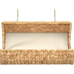 vidaXL Kattenbed met kussen 37x20x20 cm waterhyacint