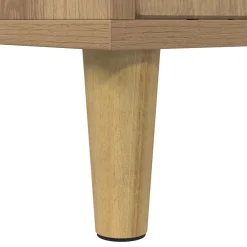 vidaXL Kattenhuis Artisanaal eiken 51 x 30 x 52 cm Bewerkt hout